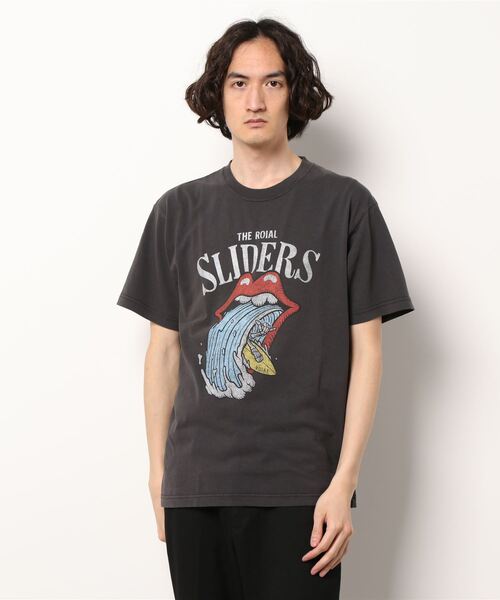 roial(ロイアル)の「DESIGN TEE/ROIAL(ロイアル)半袖Tシャツ(Tシャツ/カットソー・メンズ・ナチュラル/ブラック/ネイビー・LARGE/MEDIUM)」の2枚目の写真