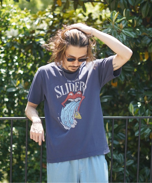 roial(ロイアル)の「DESIGN TEE/ROIAL(ロイアル)半袖Tシャツ(Tシャツ/カットソー・メンズ・ナチュラル/ブラック/ネイビー・LARGE/MEDIUM)」の7枚目の写真