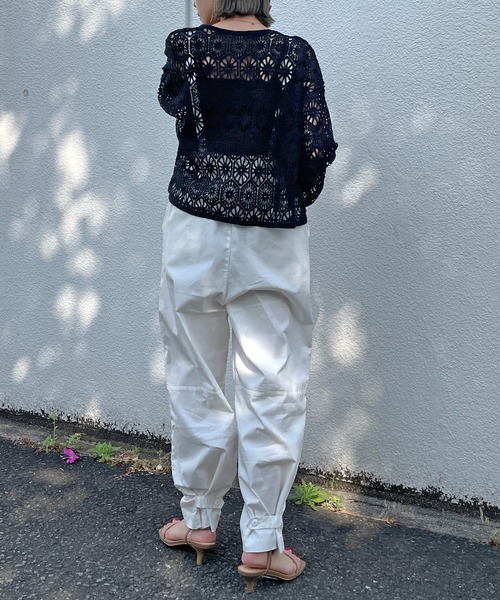 Omekashi（オメカシ）の「カラーサスペンダーパンツ（その他パンツ・レディース・ブラック/オフホワイト/ピンク・FREE）」の15枚目の写真