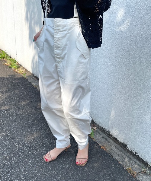 Omekashi（オメカシ）の「カラーサスペンダーパンツ（その他パンツ・レディース・ブラック/オフホワイト/ピンク・FREE）」の9枚目の写真