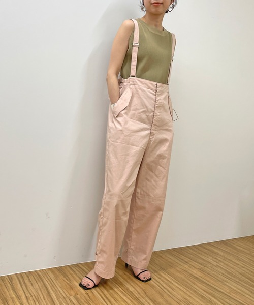 Omekashi（オメカシ）の「カラーサスペンダーパンツ（その他パンツ・レディース・ブラック/オフホワイト/ピンク・FREE）」の19枚目の写真