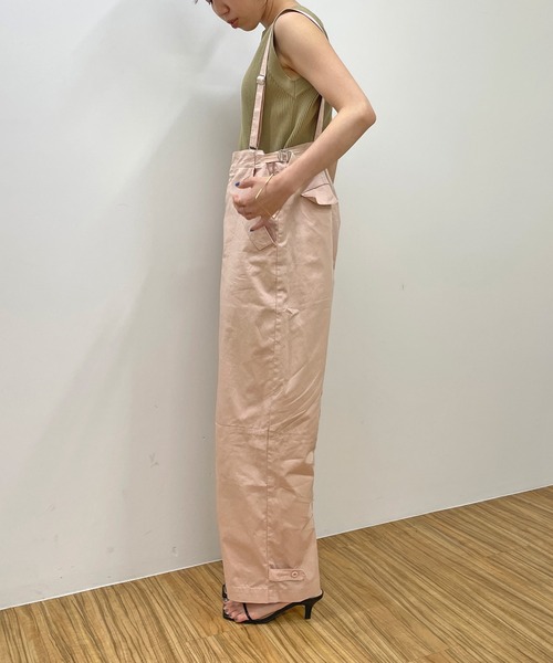 Omekashi（オメカシ）の「カラーサスペンダーパンツ（その他パンツ・レディース・ブラック/オフホワイト/ピンク・FREE）」の21枚目の写真
