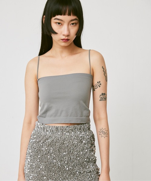 FEKETE（フェケテ）の「CROPPED INNER CAMISOLE / カップ付き