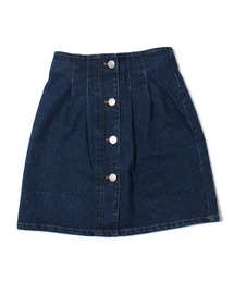 abc une face（アーベーセーアンフェイス）の「前ボタンミニスカート（スカート）」