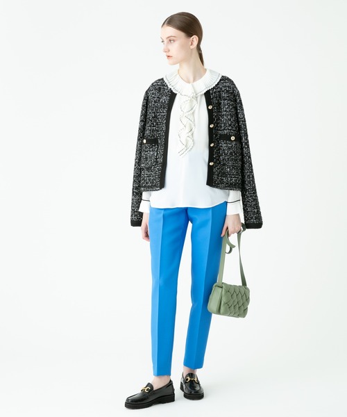 JW PEI（ジェイダブリューペイ）の「【JW PEI（ジェイダブリューペイ）】MAZE BAG / ショルダーバッグ（ショルダーバッグ・レディース・モスグリーン/ライトピンク/ライトベージュ・2）」の8枚目の写真