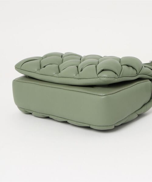 JW PEI（ジェイダブリューペイ）の「【JW PEI（ジェイダブリューペイ）】MAZE BAG / ショルダーバッグ（ショルダーバッグ・レディース・モスグリーン/ライトピンク/ライトベージュ・2）」の11枚目の写真