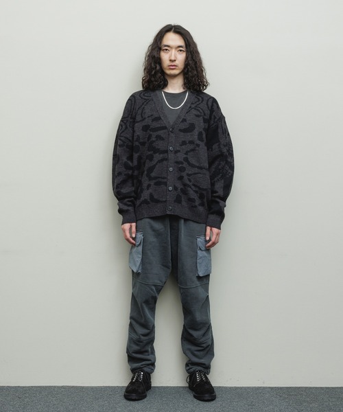 BAL（バル）の「【2022秋冬】JACQUARD WOOL CARDIGAN（カーディガン