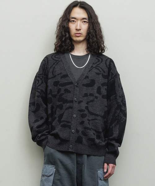 BAL（バル）の「【2022秋冬】JACQUARD WOOL CARDIGAN（カーディガン