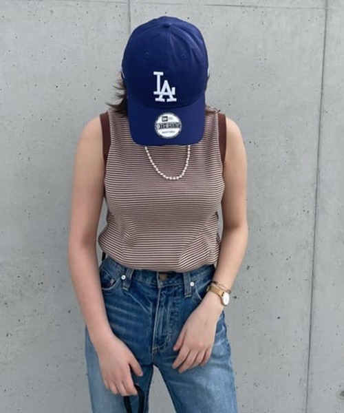 RODEO CROWNS WIDE BOWL（ロデオクラウンズワイドボウル）の「配色リブボーダータンクトップ（タンクトップ・レディース・ブラウン系その他/グリーン系その他・FREE）」の17枚目の写真