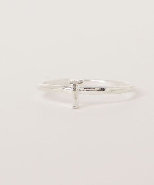 rovtski（ロフトスキー）の「Z)【LEF MADE】SV925Pイニシャルリング（リング・レディース・M/A/H/K/N/R/S/T/Y・MEDIUM/SMALL）」の8枚目の写真