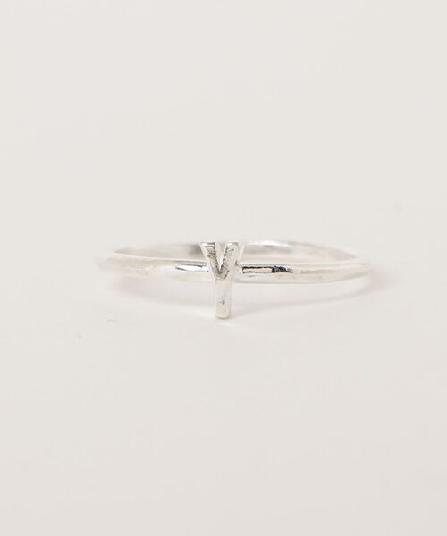 rovtski（ロフトスキー）の「Z)【LEF MADE】SV925Pイニシャルリング（リング・レディース・M/A/H/K/N/R/S/T/Y・MEDIUM/SMALL）」の9枚目の写真