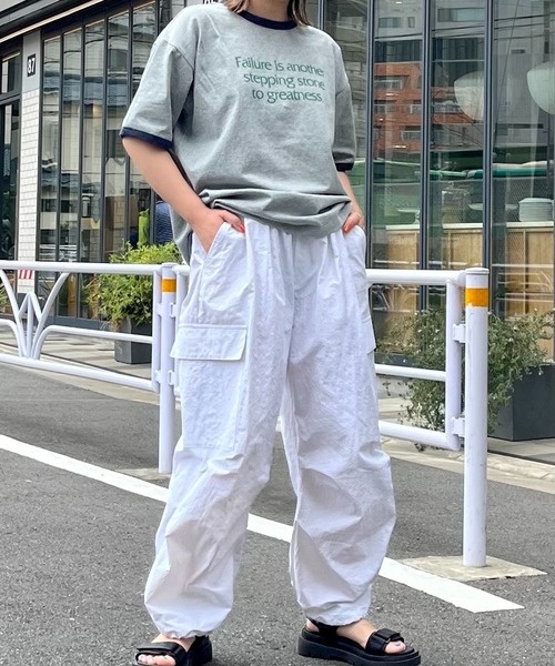 PAGEBOY(ページボーイ)の「PAGEBOYLIM/リンガーロゴT(Tシャツ/カットソー・レディース・オフホワイト/グレー/ベージュ・FREE)」の18枚目の写真