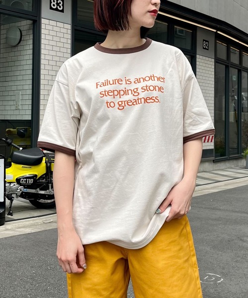 PAGEBOY(ページボーイ)の「PAGEBOYLIM/リンガーロゴT(Tシャツ/カットソー・レディース・オフホワイト/グレー/ベージュ・FREE)」の19枚目の写真