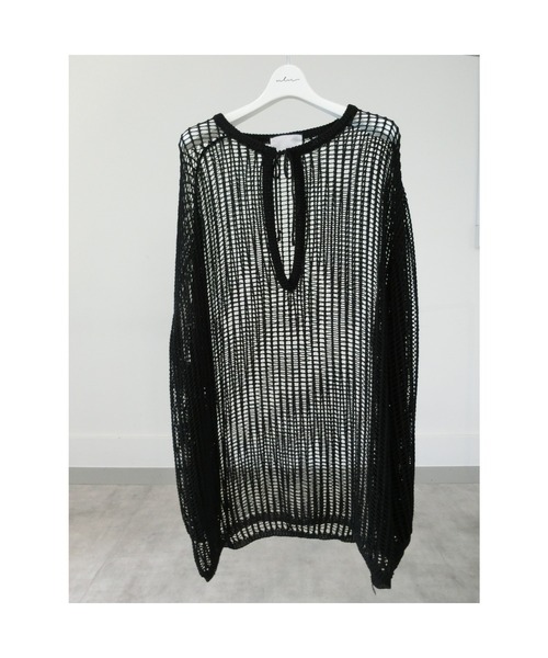 ulu（ウル）の「Low gauge loose silhouette pullover（その他トップス・レディース・ブラック・FREE）」の3枚目の写真