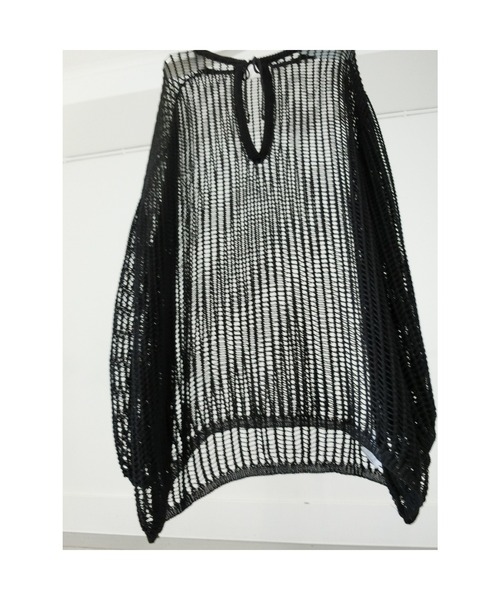 ulu（ウル）の「Low gauge loose silhouette pullover（その他トップス・レディース・ブラック・FREE）」の6枚目の写真