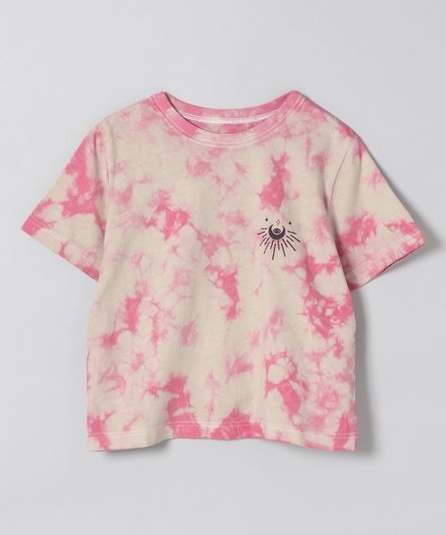 JEANASIS（ジーナシス）の「【SHIMA×JEANASIS】コラボショートTEE/344681（Tシャツ/カットソー・レディース・ホワイト/ブラック/ピンク系その他・FREE）」の3枚目の写真