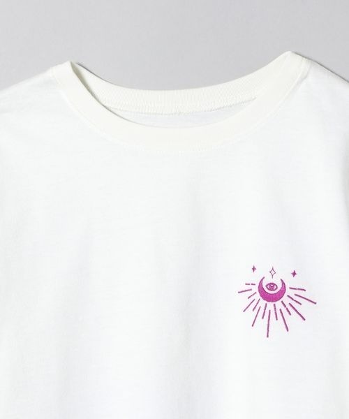 JEANASIS（ジーナシス）の「【SHIMA×JEANASIS】コラボショートTEE/344681（Tシャツ/カットソー・レディース・ホワイト/ブラック/ピンク系その他・FREE）」の8枚目の写真