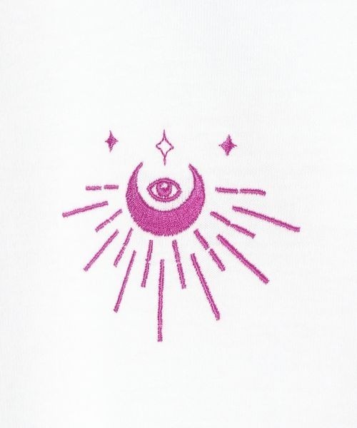 JEANASIS（ジーナシス）の「【SHIMA×JEANASIS】コラボショートTEE/344681（Tシャツ/カットソー・レディース・ホワイト/ブラック/ピンク系その他・FREE）」の13枚目の写真