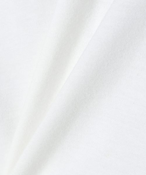 JEANASIS（ジーナシス）の「【SHIMA×JEANASIS】コラボショートTEE/344681（Tシャツ/カットソー・レディース・ホワイト/ブラック/ピンク系その他・FREE）」の7枚目の写真