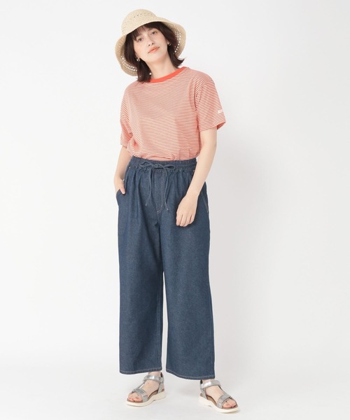 studio CLIP（スタディオクリップ）の「イージーストレートデニムパンツ（デニムパンツ・レディース・ブラック/ライトブルー/インディゴブルー・PF/MEDIUM/X-LARGE/XXX-LARGE/LARGE/XX-LARGE）」の8枚目の写真