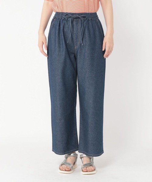 studio CLIP（スタディオクリップ）の「イージーストレートデニムパンツ（デニムパンツ・レディース・ブラック/ライトブルー/インディゴブルー・PF/MEDIUM/X-LARGE/XXX-LARGE/LARGE/XX-LARGE）」の9枚目の写真