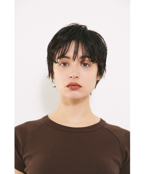 BLACK BY MOUSSY（ブラックバイマウジー）の「back design t-shirt（バックデザインTシャツ）（Tシャツ/カットソー・レディース・ホワイト/ベージュ/ブラウン/レッド・FREE）」の21枚目の写真