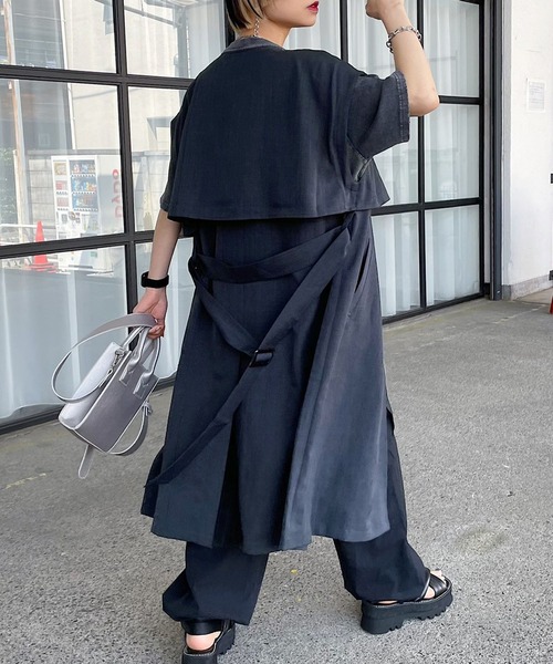 PAGEBOY（ページボーイ）の「トレンチロングジレ（その他