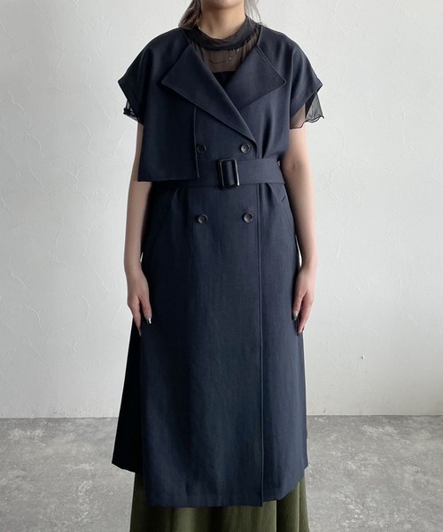 PAGEBOY（ページボーイ）の「トレンチロングジレ（その他