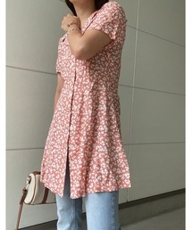 Vintage flower mini dress