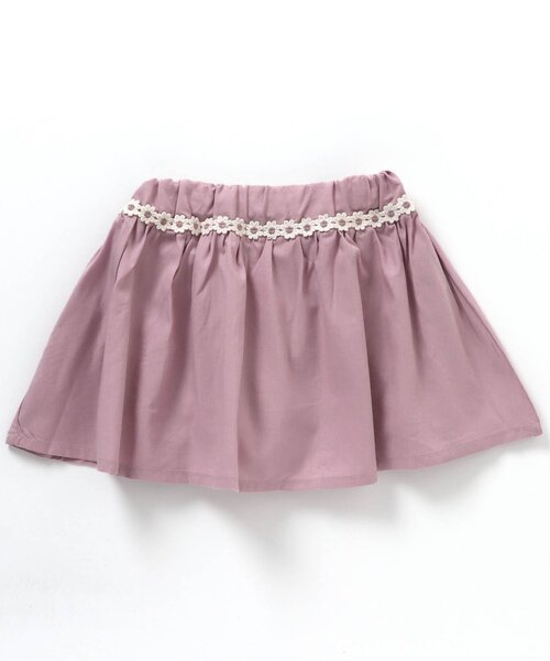 apres les cours（アプレレクール）の「インパンツ付きスカート（スカート・キッズ・ネイビー/サックスブルー/ピンク・90/100/110/120/80/130）」の3枚目の写真