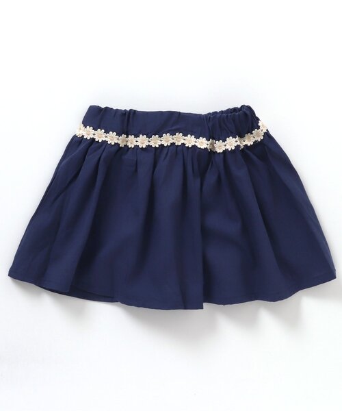 apres les cours（アプレレクール）の「インパンツ付きスカート（スカート・キッズ・ネイビー/サックスブルー/ピンク・90/100/110/120/80/130）」の4枚目の写真