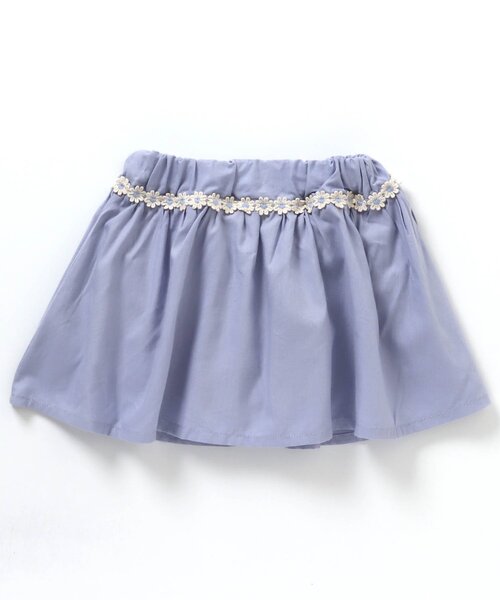 apres les cours（アプレレクール）の「インパンツ付きスカート（スカート・キッズ・ネイビー/サックスブルー/ピンク・90/100/110/120/80/130）」の7枚目の写真