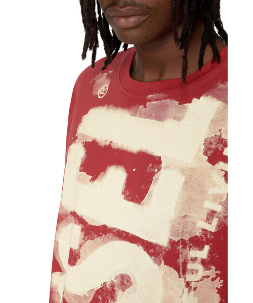 DIESEL(ディーゼル)の「メンズ Tシャツ ロゴ(Tシャツ/カットソー・メンズ・ブルー・LARGE/X-LARGE/SMALL/MEDIUM/XXX-LARGE/XX-LARGE/X-SMALL)」の8枚目の写真