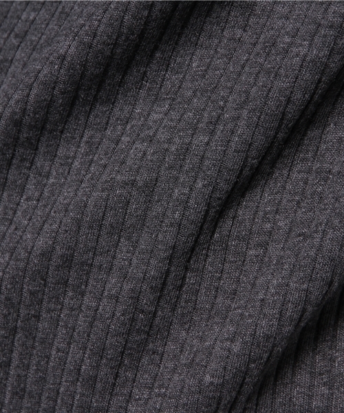 AZUL by moussy（アズールバイマウジー）の「ワイドリブテレコショートドルマン長袖PO（Tシャツ/カットソー・レディース・オフホワイト/ライトブラック・SMALL/MEDIUM）」の10枚目の写真