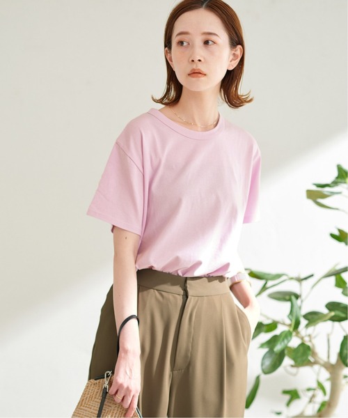 JOURNAL STANDARD（ジャーナルスタンダード）の「クラシックテンジクハーフスリーブTシャツ（Tシャツ/カットソー・レディース・ホワイト/ライトグレー/ブラック/ピンク・FREE）」の18枚目の写真