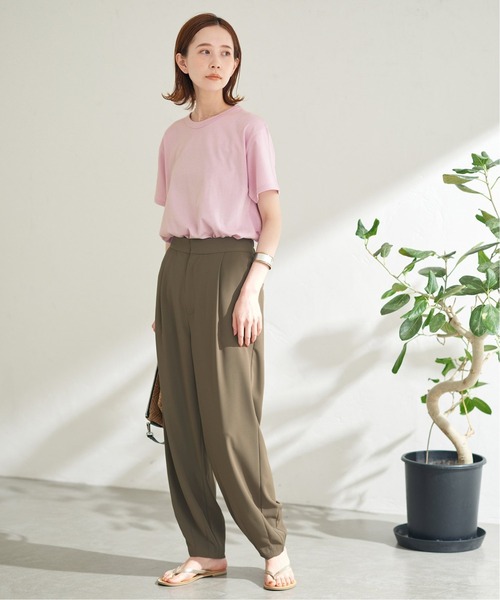 JOURNAL STANDARD（ジャーナルスタンダード）の「クラシックテンジクハーフスリーブTシャツ（Tシャツ/カットソー・レディース・ホワイト/ライトグレー/ブラック/ピンク・FREE）」の17枚目の写真