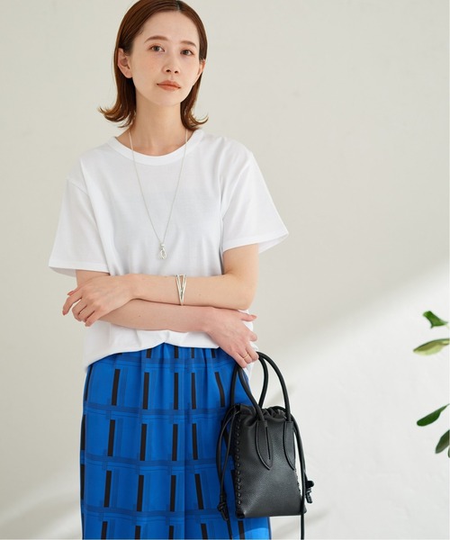 JOURNAL STANDARD（ジャーナルスタンダード）の「クラシックテンジクハーフスリーブTシャツ（Tシャツ/カットソー・レディース・ホワイト/ライトグレー/ブラック/ピンク・FREE）」の14枚目の写真