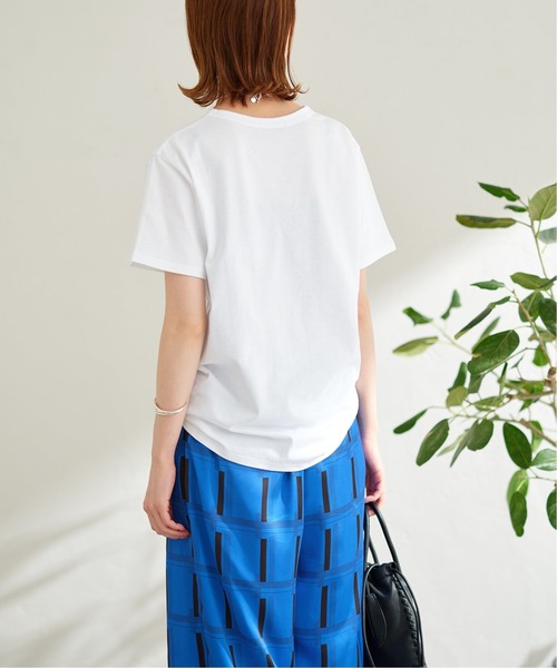 JOURNAL STANDARD（ジャーナルスタンダード）の「クラシックテンジクハーフスリーブTシャツ（Tシャツ/カットソー・レディース・ホワイト/ライトグレー/ブラック/ピンク・FREE）」の15枚目の写真