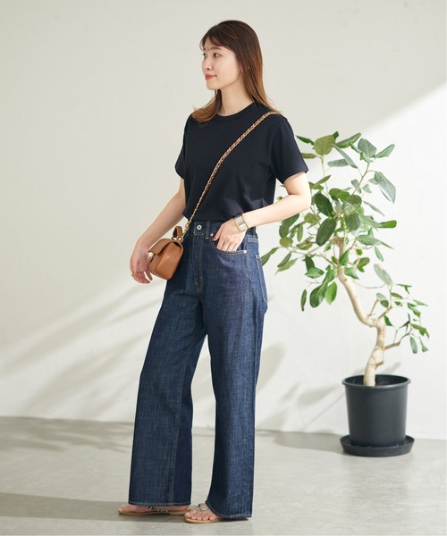 JOURNAL STANDARD（ジャーナルスタンダード）の「クラシックテンジクハーフスリーブTシャツ（Tシャツ/カットソー・レディース・ホワイト/ライトグレー/ブラック/ピンク・FREE）」の6枚目の写真