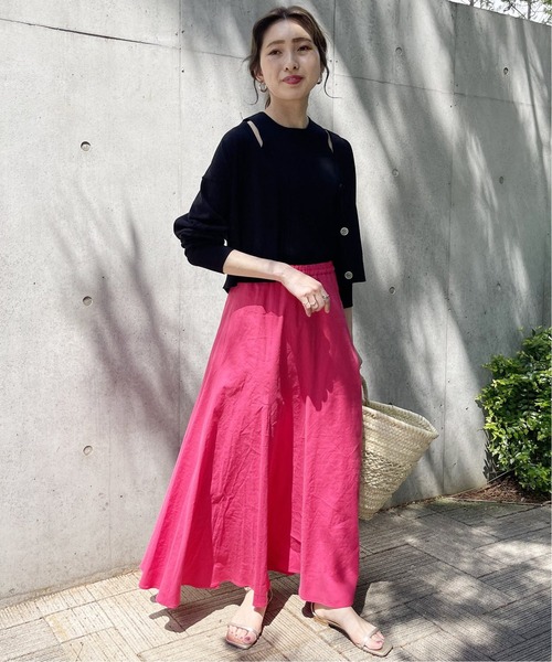 pinue アメスリニットタンクTOP ピンク Spick & Span（スピックアンドスパン）の「コットンアメスリ