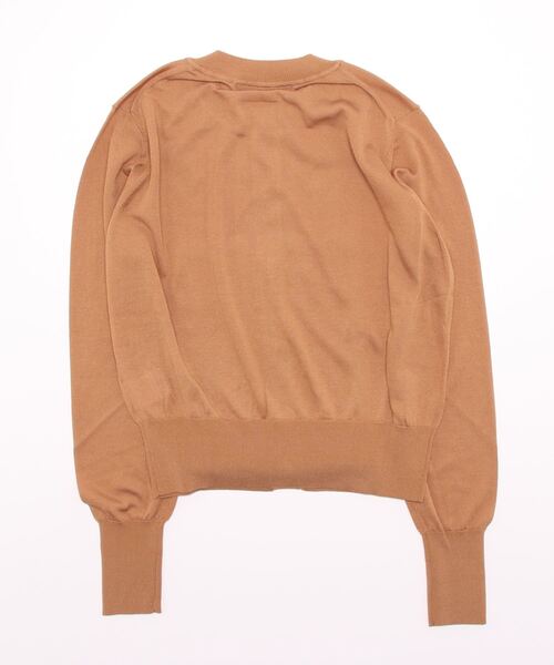 Brahmin（ブラーミン）の「【BRAHMIN】クルーネックカーディガン（カーディガン/ボレロ・レディース・オフホワイト/Beige/ダークネイビー・2）」の4枚目の写真