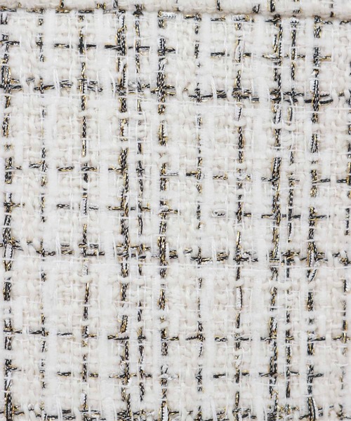 31 Sons de mode(トランテアン ソン ドゥ モード)の「ツイードミニジャンスカ(ジャンパースカート・レディース・ブラック/オフホワイト・38/36)」の21枚目の写真