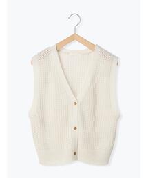 ehka sopo | ミニ丈ベスト(ベスト)