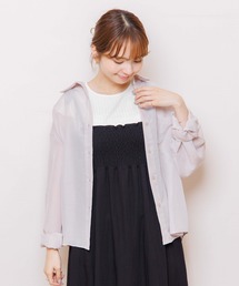 flower | バルーンシアーシャツ4(シャツ/ブラウス)
