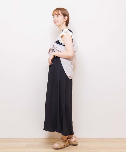 flower（フラワー）の「バルーンシアーシャツ4（シャツ/ブラウス・レディース・ピンク/イエロー/ブルー・FREE）」の22枚目の写真