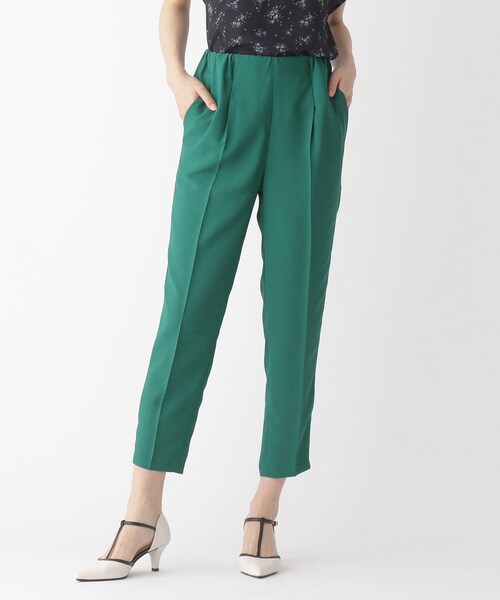 index（インデックス）の「◆バックサテンイージーテーパードパンツ【WEB限定サイズ】（その他パンツ・レディース・ライトグレー/ダークグリーン/ネイビー・36/38/40/42）」の19枚目の写真