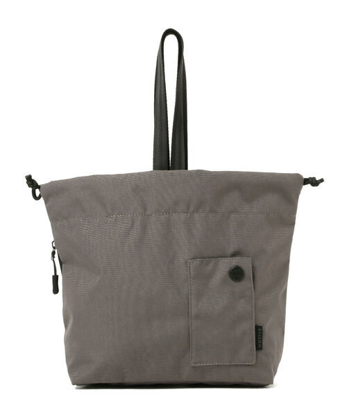 CANTERA（カンテラ）の「NOTIVE/CANTERA / Drawstring Pouch（トートバッグ・メンズ・ブラック/グレー・ONE SIZE）」の2枚目の写真