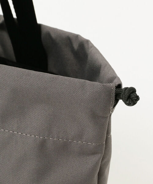 CANTERA（カンテラ）の「NOTIVE/CANTERA / Drawstring Pouch（トートバッグ・メンズ・ブラック/グレー・ONE SIZE）」の6枚目の写真