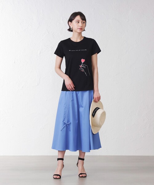 EPOCA THE SHOP（エポカザショップ）の「キャンディープリントカットソー（Tシャツ/カットソー・レディース・ブラック/ホワイト・38）」の8枚目の写真