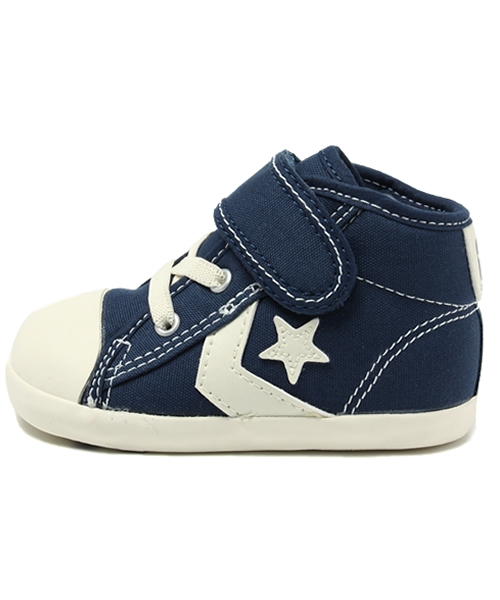CONVERSE（コンバース）の「CONVERSE:BABY CANVAS CHEVRON（スニーカー・キッズ・ネイビー・12/13/14）」の2枚目の写真
